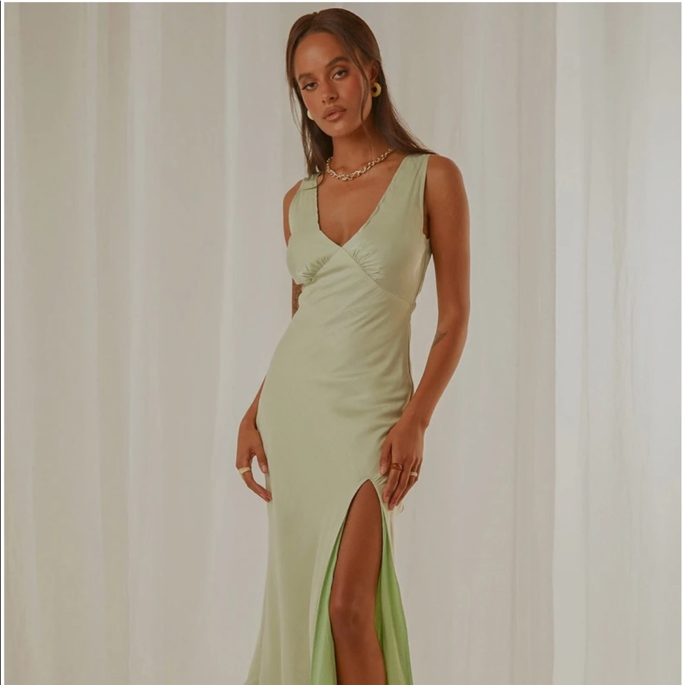 New with tags peppermayo green maxi dress